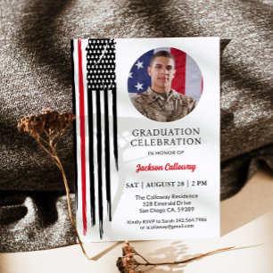 Invitación Bandera Militar, Graduación de Entrenamiento Básic