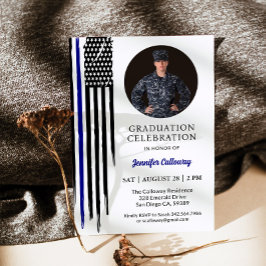 Invitación Bandera Militar, graduación de entrenamiento básic