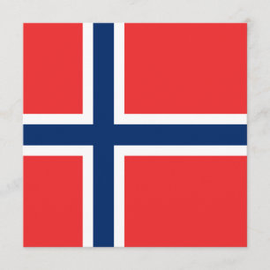 Invitación Bandera noruega