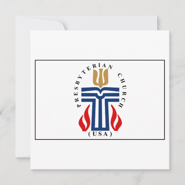 Invitación Bandera presbiteriana (Anverso)