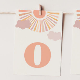 Invitación Banner del chica Sun ONE High Chair - Letra "O"