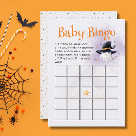 Invitación Baño bebé de Baby Shower de Halloween