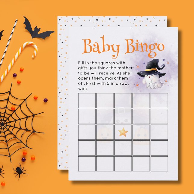 Invitación Baño bebé de Baby Shower de Halloween (Subido por el creador)