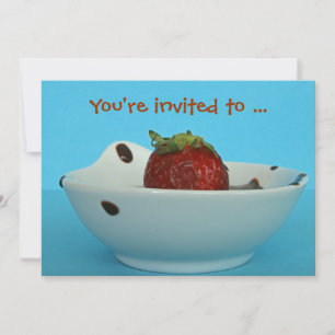 Invitación baño chocante