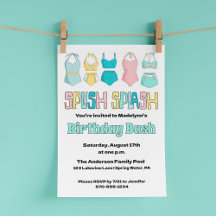 Baño Vintage con bañador de trajes de baño Fiesta