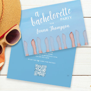 Invitación Banqueta Moda Spa Fin de semana Bachelorette Party