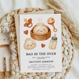 Invitación Bao en el Baby Shower de Oven