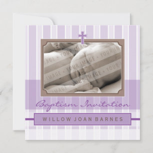 Invitación BAPTISM FOTOGRAFÍA INVITA :: 3SQ de diseño