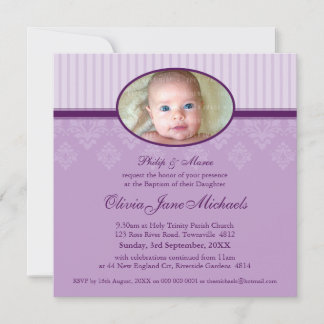 Invitación BAPTISM INVITA :: bendecidos 2SQ
