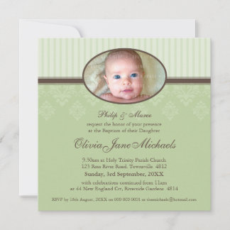 Invitación BAPTISM INVITA :: bendito 7SQ