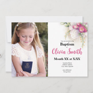 Invitación Baptism Invitation