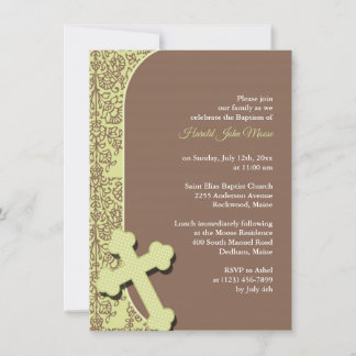 Invitación Baptism Invitation