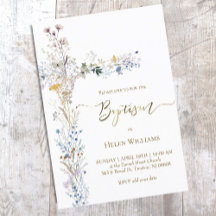 Baptismo cruz floral