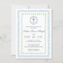 Baptismo de la Cruz Azul Escudo Botánico