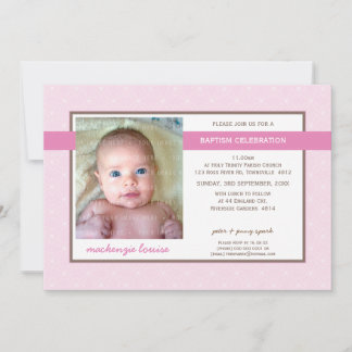 Invitación BAPTISMO FOTOGRÁFICO INVITA :: gloria 3L