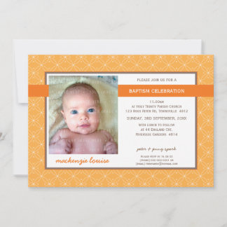Invitación BAPTISMO FOTOGRÁFICO INVITAR :: gloria 7L
