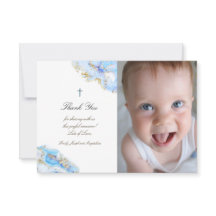 Baptismo gracias al mármol azul de tinta