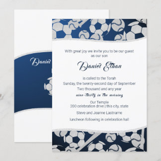 Invitación Bar deportivo de béisbol de fútbol Mitzvah