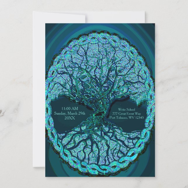 Invitación Bar Mitzvah (Reverso)