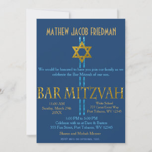 Invitación Bar Mitzvah