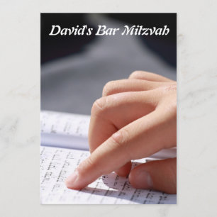 Invitación Bar Mitzvah/Bat Mitzvah