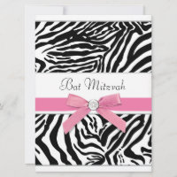 Bar Mitzvah de cebra rosa