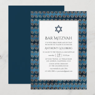 Invitación Bar Mitzvah Náutico