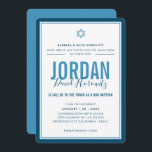 Invitación BAR MITZVAH niño estrella moderno denim azul simpl<br><div class="desc">por kat massard >>> kat@simplysweetPAPERIE.com << CONTACTE ME para la redacción personalizado o para añadir líneas en hebreo Me encanta el diseño, pero me gustaría ver algunos cambios - otro esquema de color, producto, añadir una foto o adaptarlo para una ocasión diferente - no hay preocupaciones simplemente contáctame - ¡me...</div>