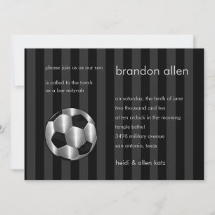 Invitación Bar Mitzvah Silver Socks