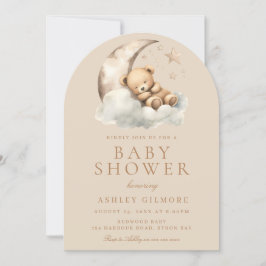 Invitación Barato dulce beige Baby Shower neutral