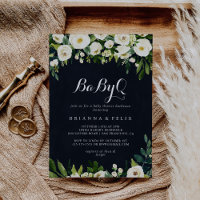 Barbacoa Baby Shower de Green White Floral BabyQ
