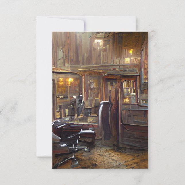 Invitación Barber Shop de Klx (Anverso)