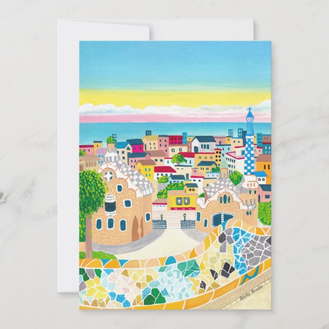 Invitación Barcelona España (Anverso)