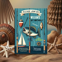 barco azul lindo chico Pescado ofishally un primer