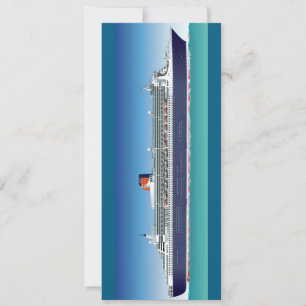 Invitación Barco de crucero de alta calidad