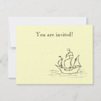 Invitación Barco pirata.