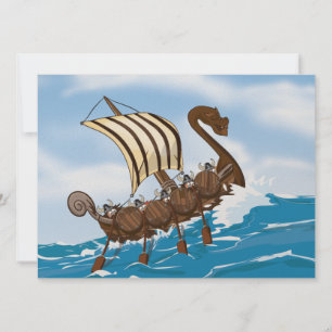 Invitación Barco Vikingo