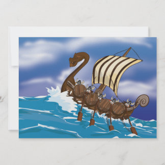 Invitación Barco Vikingo