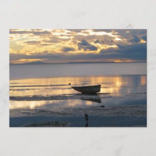 Invitación Barco y garza