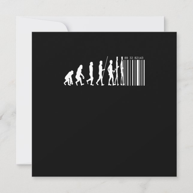 Invitación Barcode Evolution Puzzler Game Gift (Anverso)