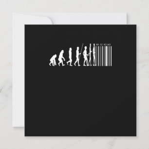 Invitación Barcode Evolution Puzzler Game Gift