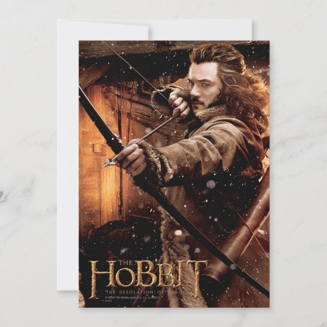 Invitación BARD THE BOWMAN™ y Poster de películas de personaj (Anverso)