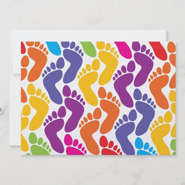 Invitación Barefootin' - Boda en la playa - SRF (Anverso)