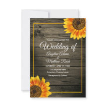 Barn Wood + Rústico Boda de girasoles