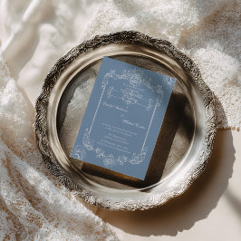 Invitación Baroque Vintage Damask Wedding