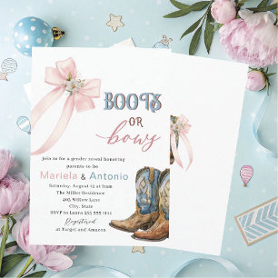 Invitación Barras de color de agua elegantes o Baby Shower de