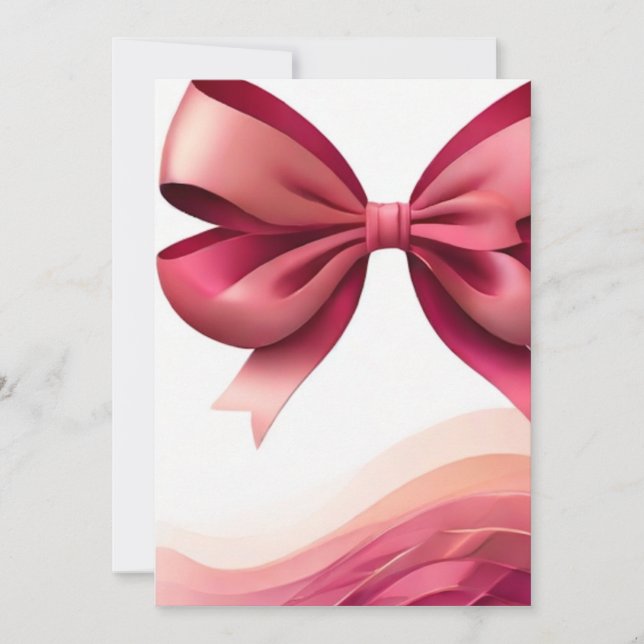 Invitación Barras elegantes (Anverso)