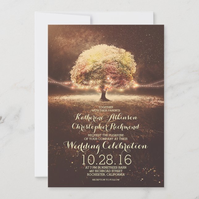 Invitación Barrera de Caídas Elegante Vintage (Anverso)