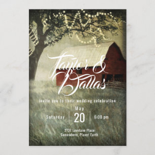 Invitación Barrera de campo rojo Buenos días por país