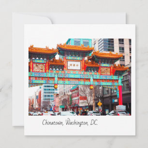Invitación Barrio Chino en Washington, DC.